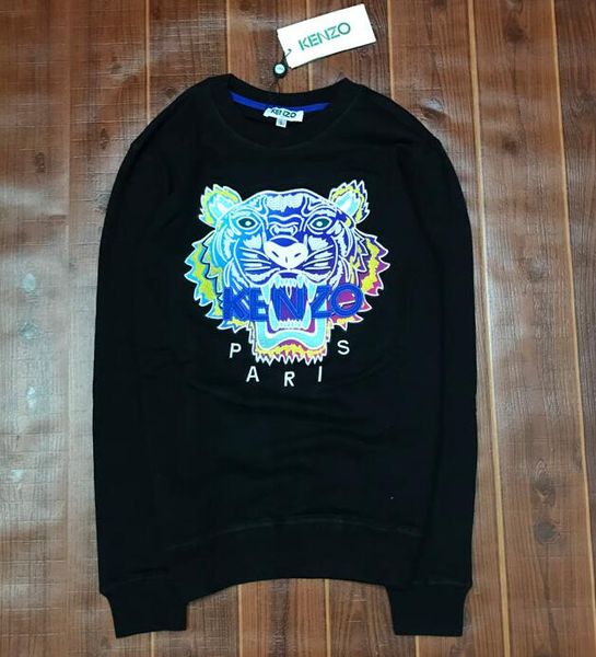 

Горячая осень и зима новый высококачественный хлопок вышивка и свитер тигровая г