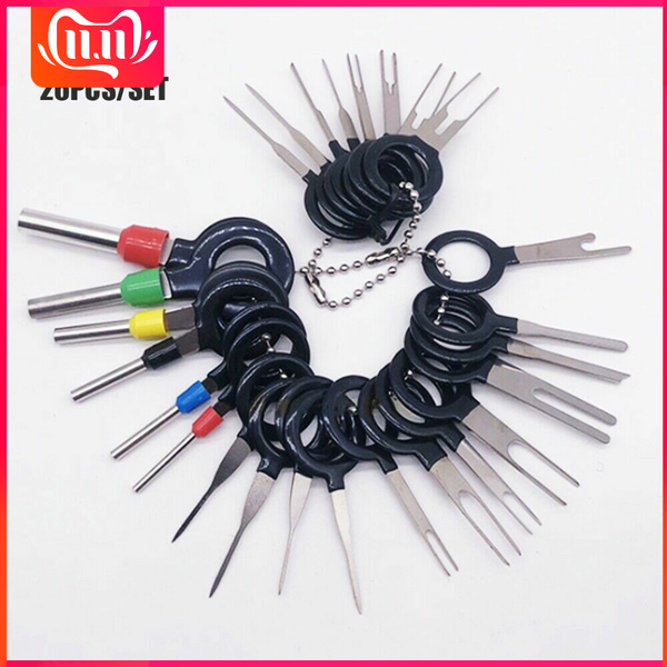 

26pcs wire terminal removal tool car electrical wiring crimp connector pin kit