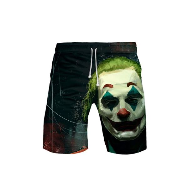 

3 to 20 years swim shorts trunks 3d joker haha board shorts swimming pants swimsuits boys running sports surffing, White;black