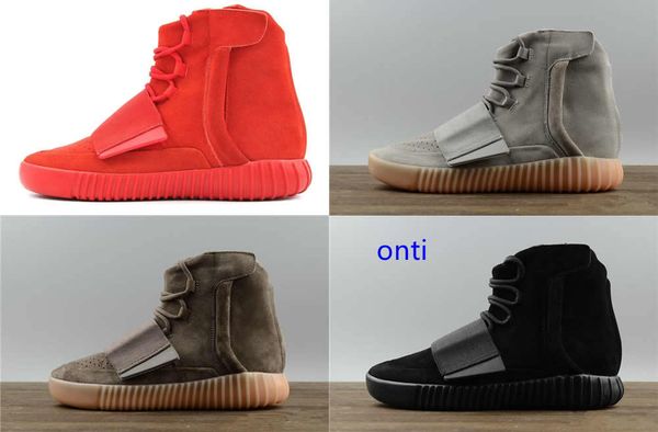 

designer shoes kanye west 750 boots light grey brown sneakers triple black grey sport shoes 750 outdoor hiking jogging shoes