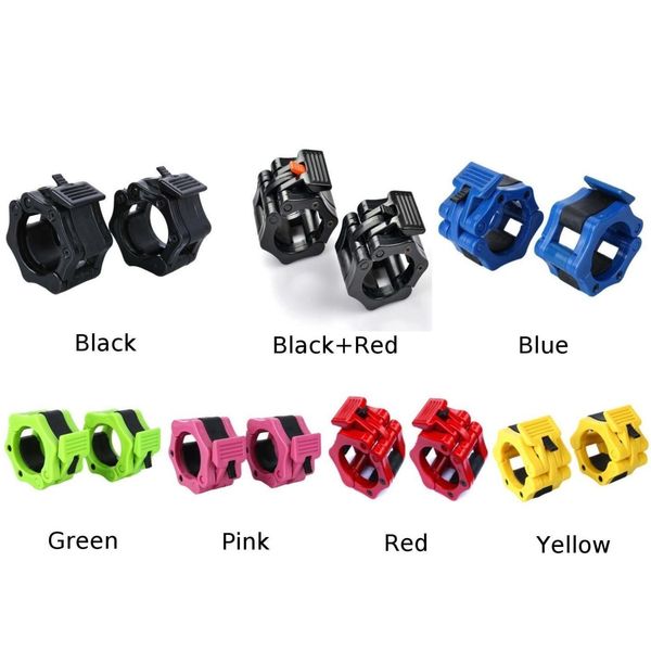 

weightlifting dumbbell locking barbell clamp collar bar locks clip quick release