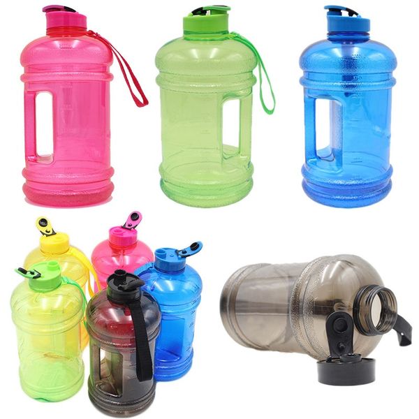 

2.2l large capacity water bottles portable outdoor sports gym training camping running plastic water bottle fa2938
