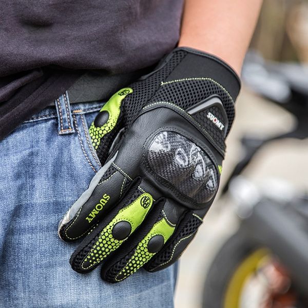 

outdoor motorcycle cycling gloves men full finger riding protective glove electric scooter gloves bicycle accessories sportswear cycling glo, Black