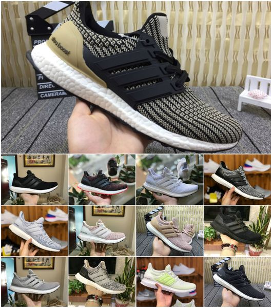 

2019 New Ultraboost 3.0 4.0 Sports Shoes Men Women High Quality Chaussures Ultra Boost 4 III White Black Athletic Casual Luxury Sneakers