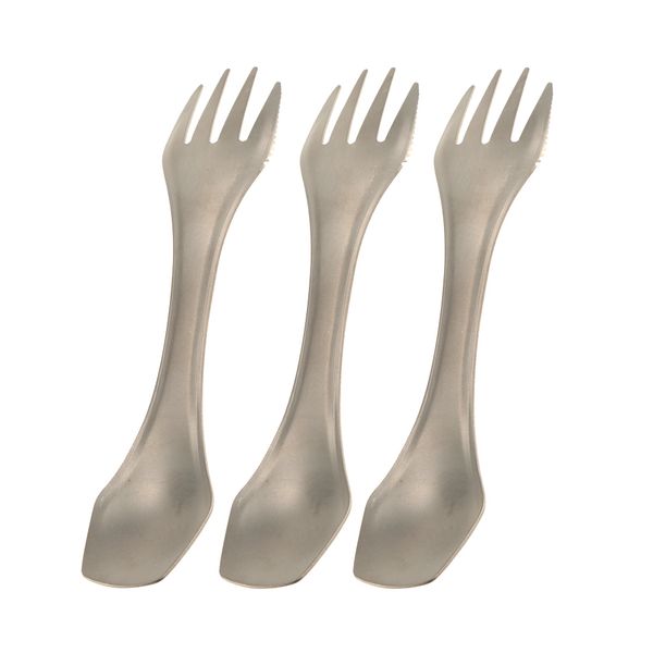 

lixada titanium outdoor camping picnic spoon fork knife camping hiking travel tableware picnic tools