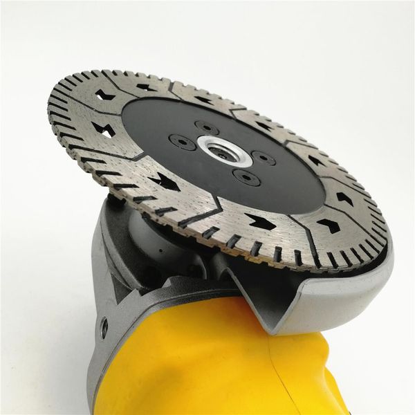 

125 x 2.8mm m14 double-sided diamond saw blade grinding slice sharp type with flange wet / dry cutting aggressive disc saw blade