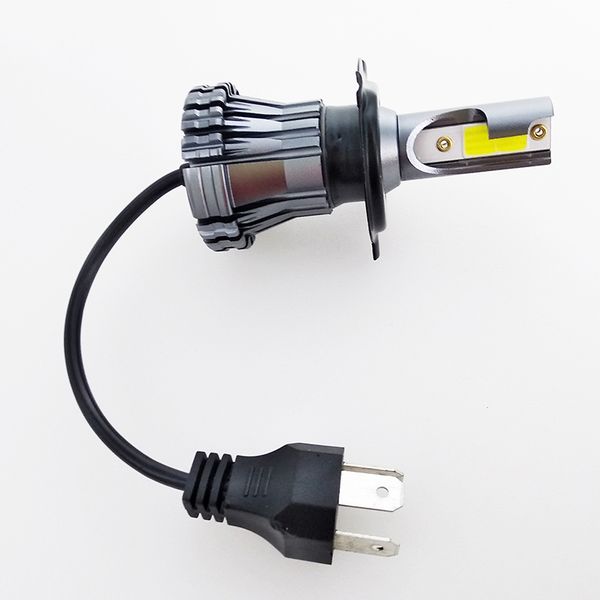 

h4 h7 h11 9005 9006 h1 led car headlight bulbs 12v 24v cob chips 24w 6000lm led auto headlamp fog light 6500k