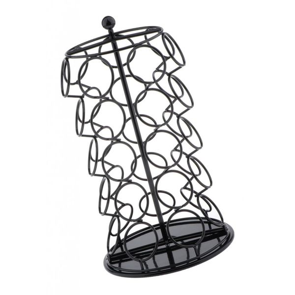 

rotating capsule coffee pod holder stable organizer rack stand hold 30 pods