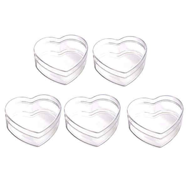 

5x cute candy box chocolate storage container wedding christmas decor clear