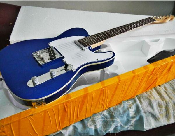 

fdtl-2030 transparent blue color solid basswood body rosewood fretboard tl electric guitar, ing