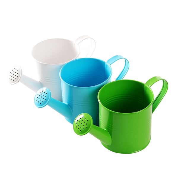 

watering can vintage style garden watering bucket solid color plant water spray can hfing