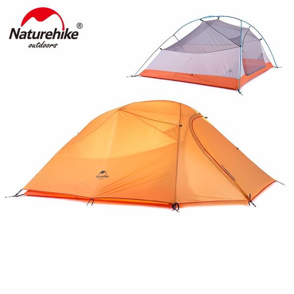 

naturehike cloud up 3 outdoor double layer 3 persons four seasons ultralight large camping tent waterproof for hiking hunting