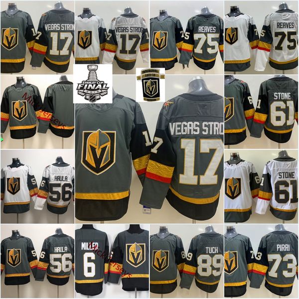 

Mens Vegas Golden Knights Nate Schmidt Jersey Colin Miller Erik Haula Mark Stone Brandon Pirri Ryan Reaves Alex Tuch 17 Vegas Strong Jersey