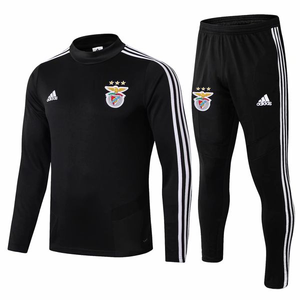 

wholesale 19 20 benfica pre-match shirt tomas long sleeve caio tracksuit soccer jersey seferovic football kits pires training wear a3211, Gray;blue