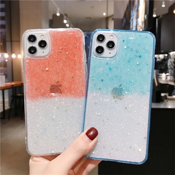

роскошный gradient блеск bling телефон чехол для iphone 11 pro xs max xr 8 7 6 plus