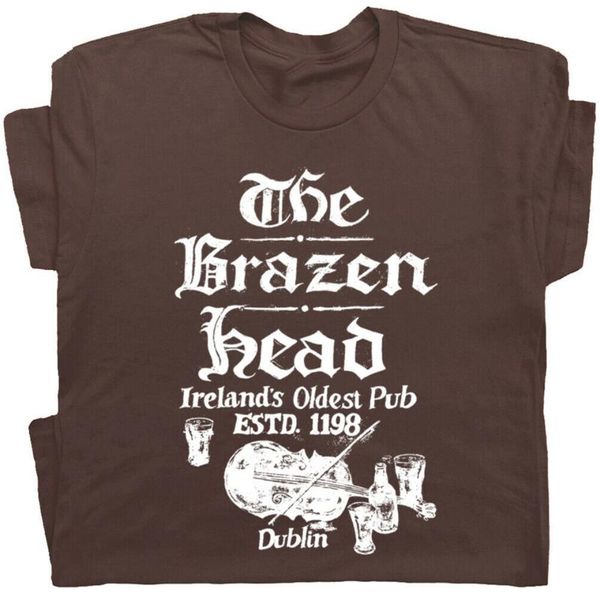 

men's t-shirts dublin irish pub t-shirt ireland famous bar beer cool vintage for men women plus size tee shirt, White;black