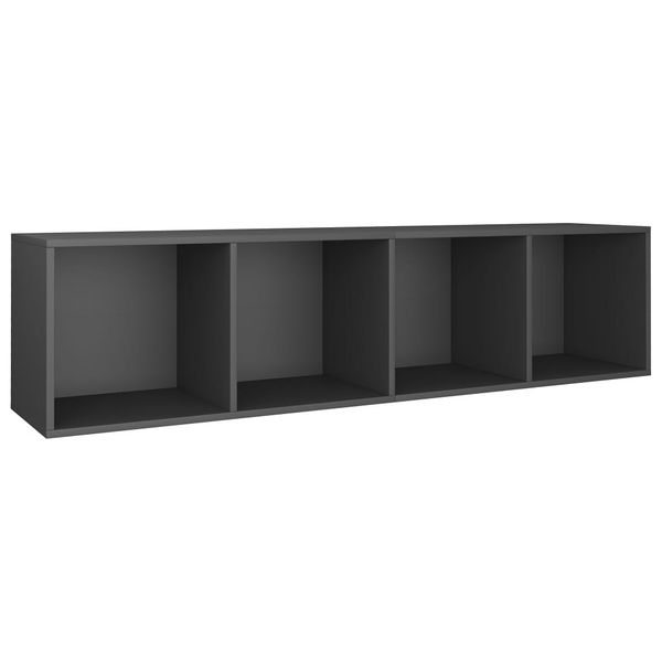 

стеллаж / tv кабинет серый 36 x 30 x 143 cm лдсп мебель для гостиной