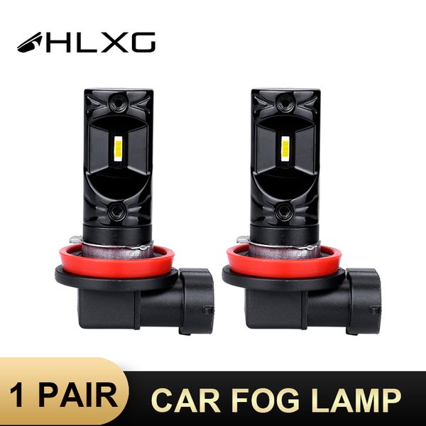 

hlxg fog light led h4 h7 car auto led 1860csp h9 9005 9006 hb3 hb4 day running light bulb turning parking h8 h11 bulb 12v