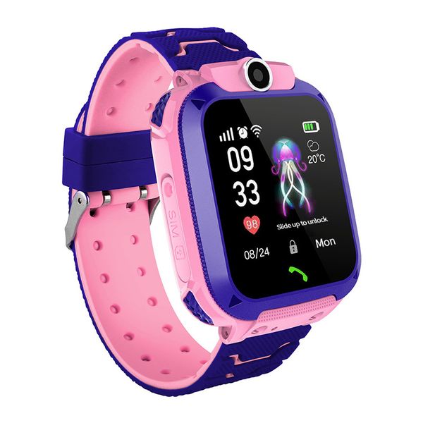 

q12 kids smart watch student 1.44 inch waterproof children phone watches support sos dual dial call voice chat long standby product