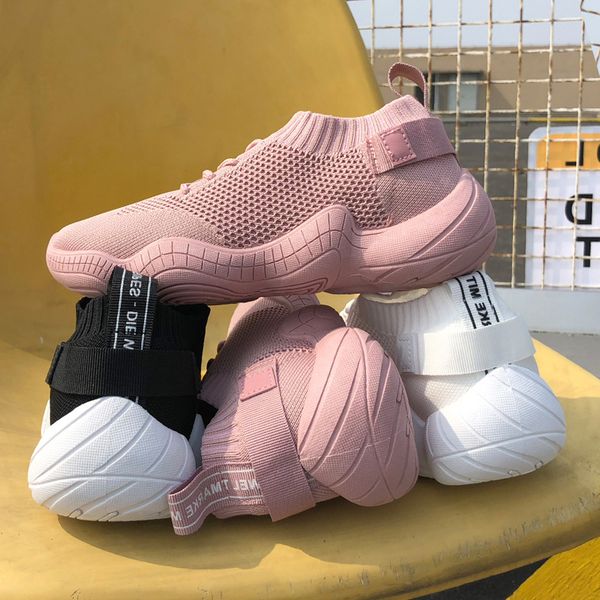 

kezrea women's new super fire elastic socks shoes mesh breathable absorbers flying woven casual shoes