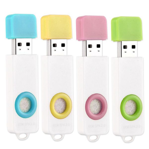 

4 colors led polychromatic glowing usb aroma purifier diffuser usb mini diffuser office humidifier