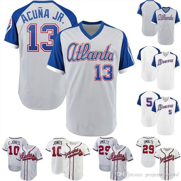 

Atlanta Ronald Acuna Jr. Braves Jerseys Freddie Freeman Dale Murphy Deion Sanders Chipper Jones Orlando Cepeda Phil Niekro Tom Glavine