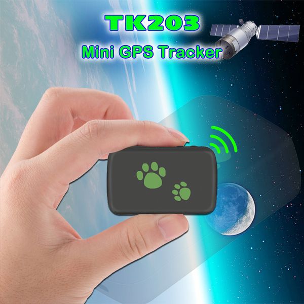

3g wcdma gps pet tracker tk203 mini ags gps locator real-time tracking waterproof dust-proof motion alarm energy saving