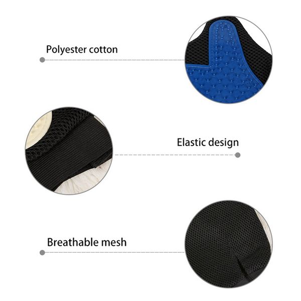 

pet cat grooming silicone glove for gentle deshedding massage comb for loose hair removal cat combs hair finishing gloves