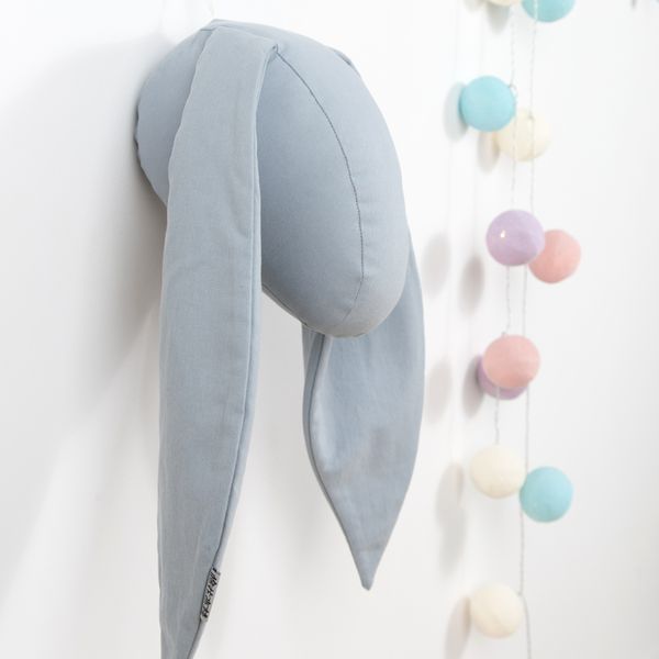 

nordic baby pillow cotton animal rabbit three-dimensional cloth animal head infant newborn decoration children's room pendant