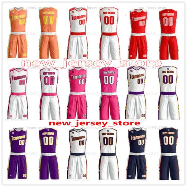 

настройка любое имя любые рубашки номер man женщин lady молодежные дети мальчики баскетбол трикотажные изделия спорт, как фотографии вы пред, Black;red