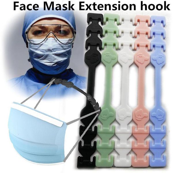 

ready 24h dhl ship third gear adjustable anti-slip mask ear grips extension hook face masks buckle holder face mask ear buckle