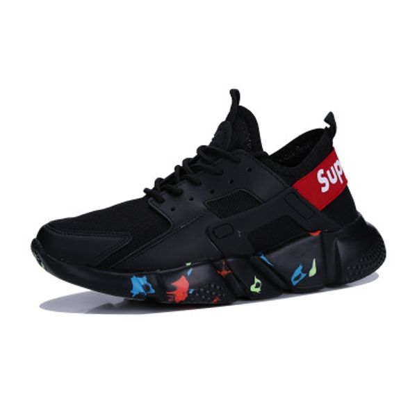 

2019 new casual shoes brand luxury mens designer shoes black white mens trainers women sneakers hiking jogging outdoor sport shoes cheap