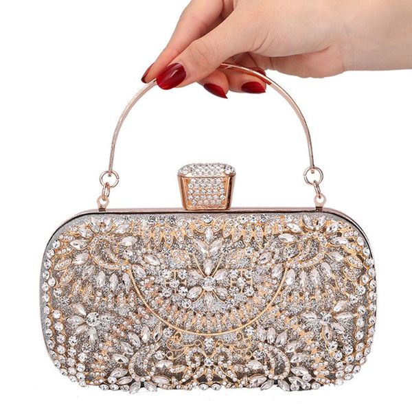 

rhinestone evening bag women party bridal clutch wedding handbag purse wallet