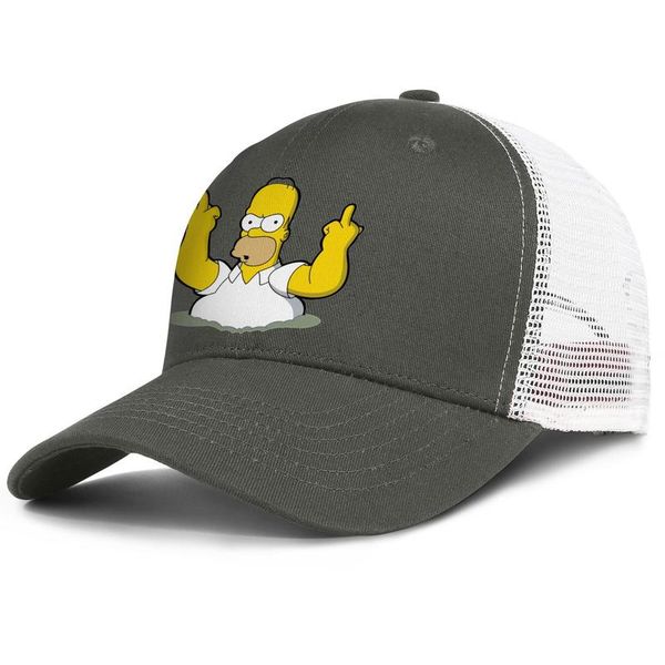 

homer as safety inspector addicted to beer for men and women trucker cap ball styles custom running mesh hats, Blue;gray