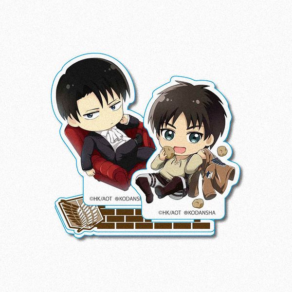 

2019 new arrival attack on titan japanese anime figure acrylic stand, Silver