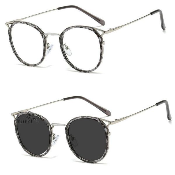 

mincl/ men women reading glasses progressive multifocal presbyopia glasses lady male round pchromic sunglasses eyewear nx, White;black