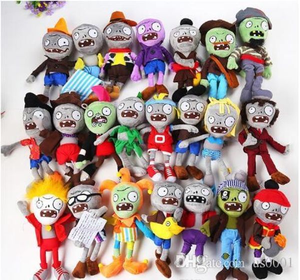 

10 style 30cm 12'' plants vs zombies soft plush toy doll game figure statue baby toy for children gifts