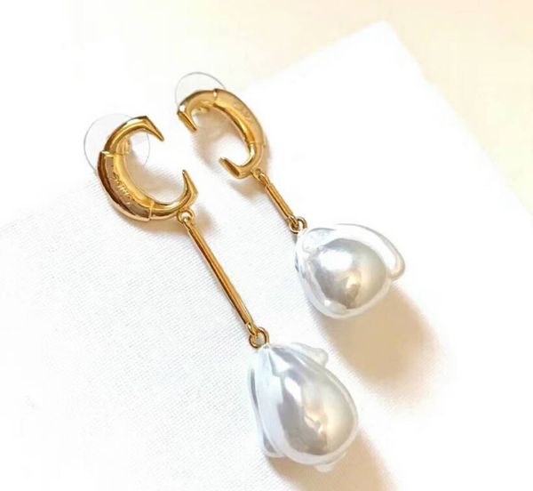 

Женские серьги высшего качества из латуни с жемчугом