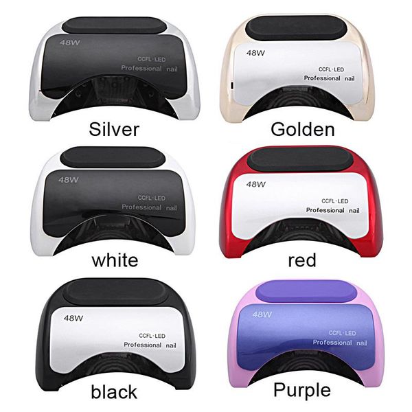 

высококачественные 6 доступных цветов быстросохнущие 48 вт уф-светодиодные лампы для ногтей для ультрафиолетовых и светодиодных гель-лаков 1