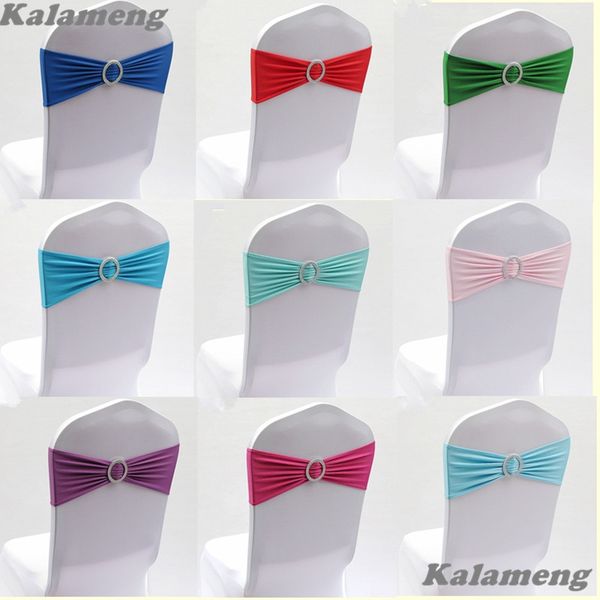 

express 100pcs lycra spandex chair band with buckle for wedding chair covers--popular sashes cr-901