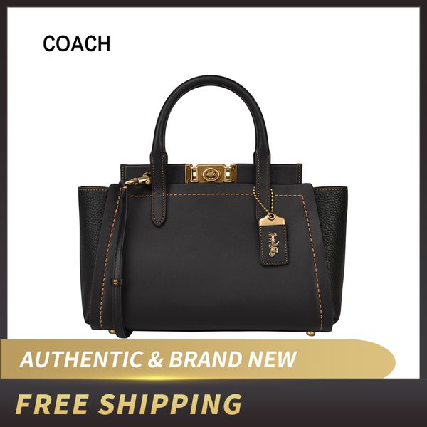 

authentic original & new plain leather shoulder bag 78159