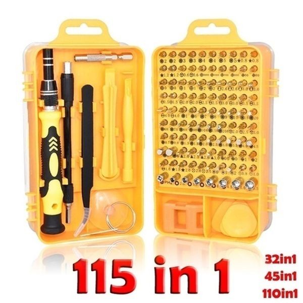 

durable ratchet screwdriver household appliances hardware 115 in 1 portable screwdriver set repair tool hand operated tools