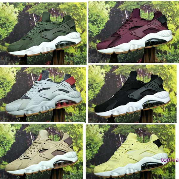 

new huarache id custom running shoes mens women triple black white huaraches sneakers designer huraches platform casual hurache chaussures