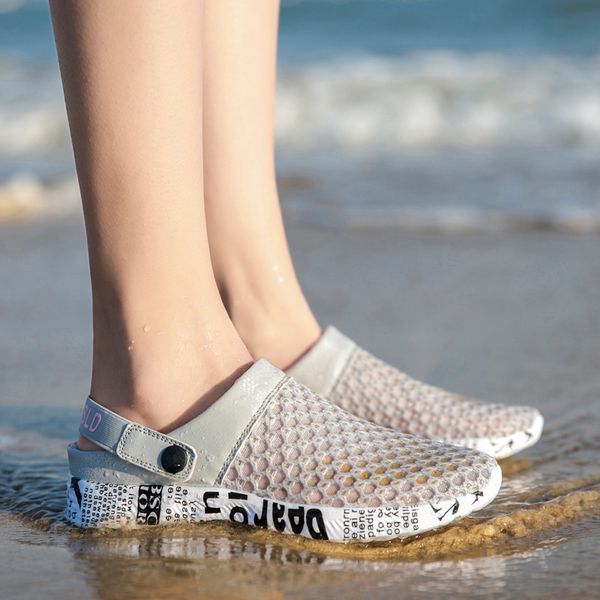 

оригинальный сад вьетнамки воды обувь женщины мужчины спорт wading летний пляж аква трусы открытый плавательный сандал mercy спецобувь