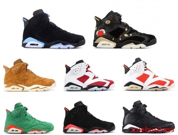 

with mens and womens basketball shoes 6s black cat alternate gatorade green university blue carmine for men brand designer sneakers