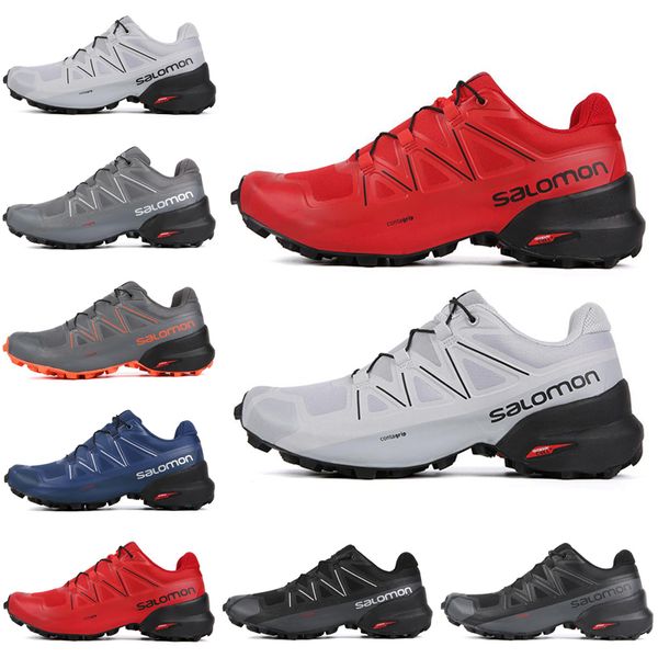 

Salomon Speedcross 5 CS Men Running Shoes Black White Grey Blue Red Mens Trainers Waterproof Athletic Sports Sneakers Free Shipping