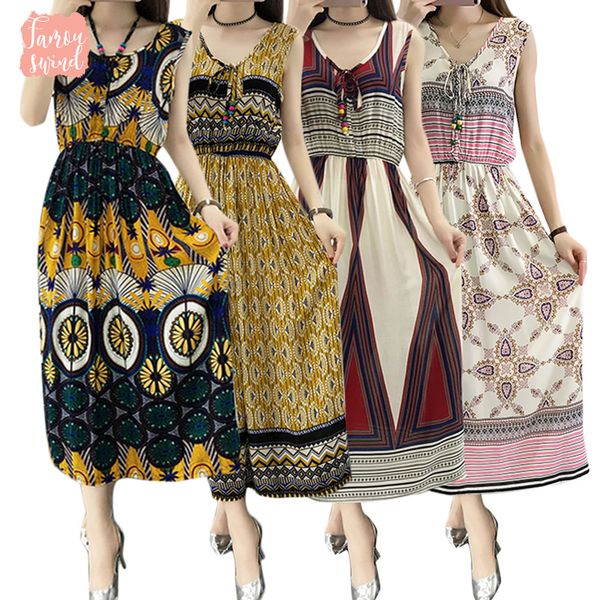 

women summer dress beach boho elegant printed dresses vintage sleevele print floral party dresses vestidos designer clothes, Black;gray