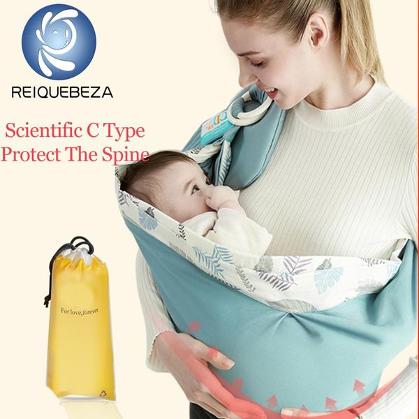 

breathable fabric ring sling baby wrap carrier for infant newborn cotton nursing cover breastfeeding privacy baby holder
