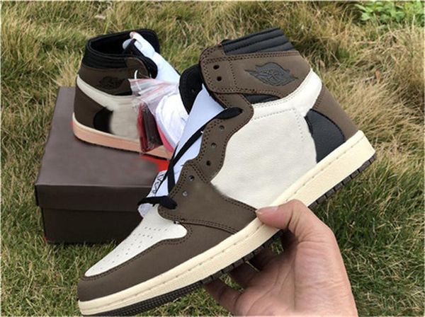 

Hottest 2019 1 High Travis Scotts OG TS SP 3M Mens Basketball Shoes Cactus Jack Dark Mocha CD4487-100 Outdoor Shoes Sneakers With Box g00g