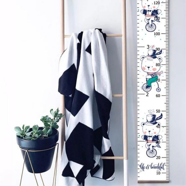 

nordic style kids room kids height ruler wall decoration 50cm-170cm scandinavian decor thickened canvas growth chart ruler
